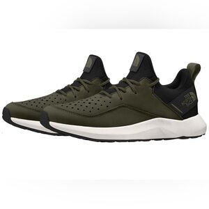 The North Face Mens EXTS Shoes Mens 12 Wide Green Leather Sneaker